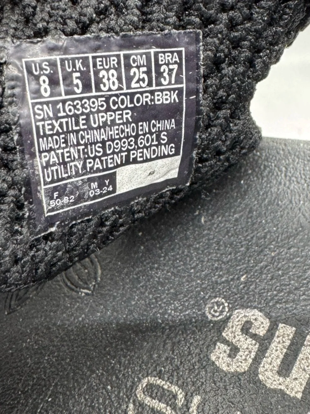 Skechers Slip-ins_Pier Lite Flex Washable Sandals in Black Size 8 - Picture 10 of 10